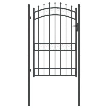 vidaXL Πύλη Φράχτη με Ακίδες EMMEN 200 x 100 cm
