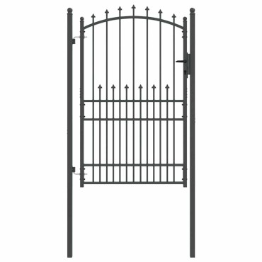 vidaXL Πύλη Φράχτη με Ακίδες EMMEN 200 x 100 cm