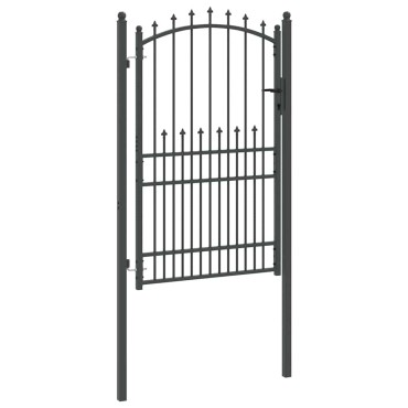 vidaXL Πύλη Φράχτη με Ακίδες EMMEN 200 x 100 cm