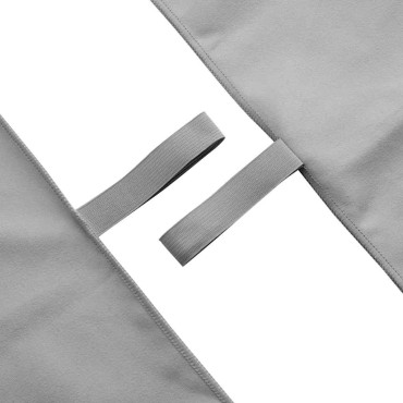 vidaXL Αθλητικές Πετσέτες 2 τμχ. Σκούρο γκρι 200 x 100 cm