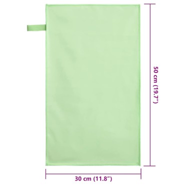 vidaXL Αθλητικές Πετσέτες 2 τμχ. Πράσινο 50 x 30 cm