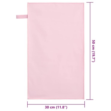 vidaXL Αθλητικές Πετσέτες 2 τμχ. Ροζ 50 x 30 cm
