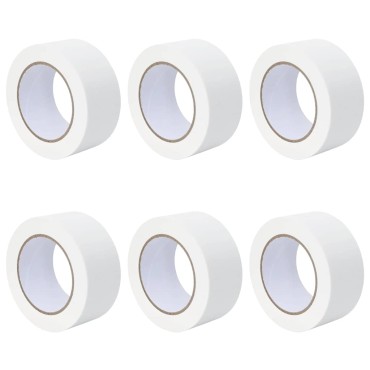 vidaXL Ταινίες Μάσκας για Ζωγράφους 6 τμχ. Λευκό 50mm x 50m Χαρτί