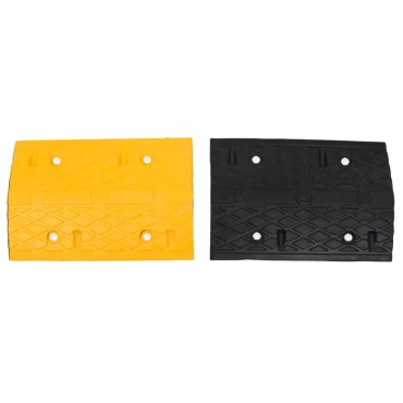 vidaXL Σαμαράκια Δρόμου 5 Τεμ. Κίτρινα & Μαύρα 97x32,5x4 εκ. Καουτσούκ