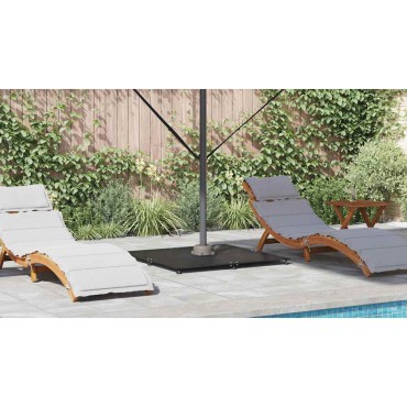 vidaXL Βάση ομπρέλας 52 kg Μαύρο Ατσάλι τετράγωνο Ρυθμιζόμενο