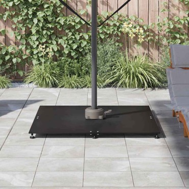 vidaXL Βάση ομπρέλας 52 kg Μαύρο Ατσάλι τετράγωνο Ρυθμιζόμενο