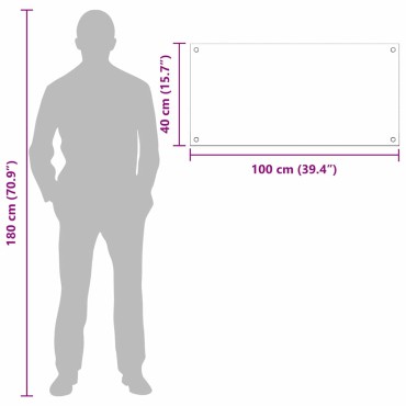 vidaXL Πλάτη κουζίνας 2 τμχ. Ανοιχτό γκρι 100 x 40 cm σκληρυμένο γυαλί