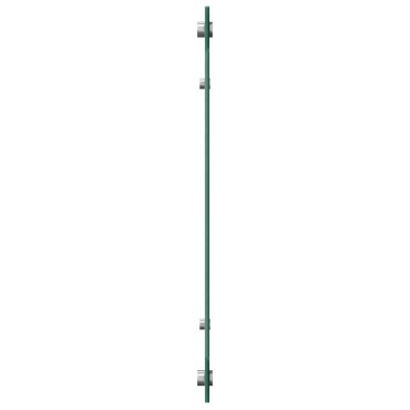 vidaXL Πλάτη κουζίνας 2 τμχ. Ανοιχτό γκρι 100 x 50 cm σκληρυμένο γυαλί