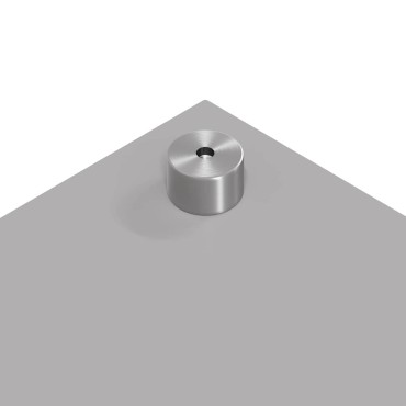 vidaXL Πλάτη κουζίνας 2 τμχ. Ανοιχτό γκρι 100 x 50 cm σκληρυμένο γυαλί