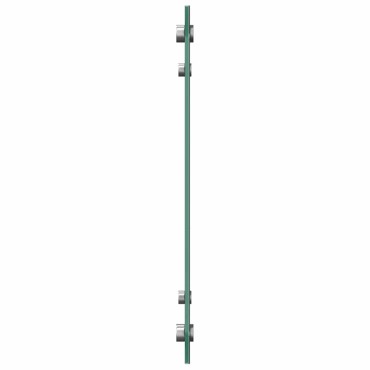 vidaXL Πλάτη κουζίνας 2 τμχ. Σκούρο Γκρι 70 x 40 cm σκληρυμένο γυαλί