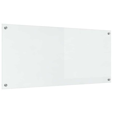 vidaXL Πλάτη κουζίνας 2 τμχ. Διαφανές 110 x 50 cm σκληρυμένο γυαλί