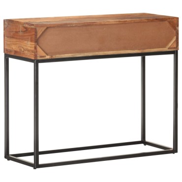 vidaXL Τραπέζι Κονσόλα 90x35x75cm από Ακατέργαστο Ξύλο Ακακίας 1 τεμ.