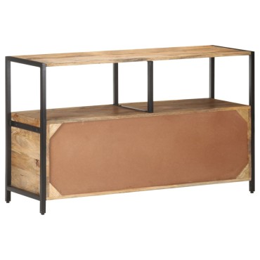 vidaXL Ντουλάπι με Ράφια 110x35x65cm από Μασίφ Ξύλο Μάνγκο 1 τεμ.