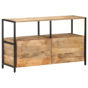 vidaXL Ντουλάπι με Ράφια 110x35x65cm από Μασίφ Ξύλο Μάνγκο 1 τεμ.