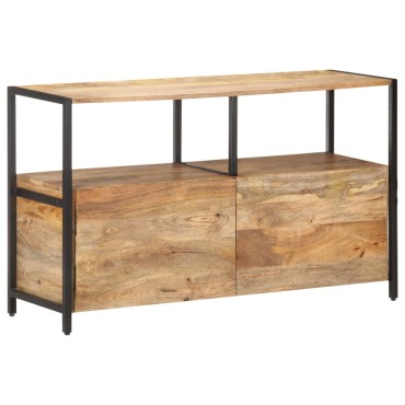 vidaXL Ντουλάπι με Ράφια 110x35x65cm από Μασίφ Ξύλο Μάνγκο 1 τεμ.