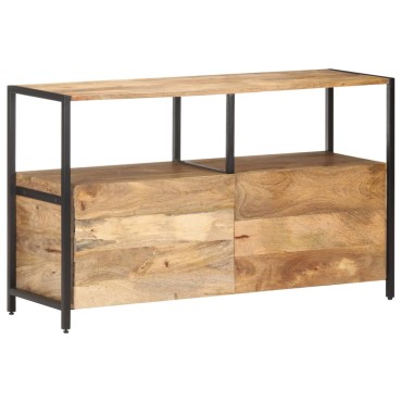 vidaXL Ντουλάπι με Ράφια 110x35x65cm από Μασίφ Ξύλο Μάνγκο 1 τεμ.