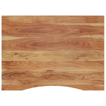 vidaXL Επιφάνεια Γραφείου Ορθογώνια 100x80x2,5cm Μασίφ Ξύλο Ακακίας