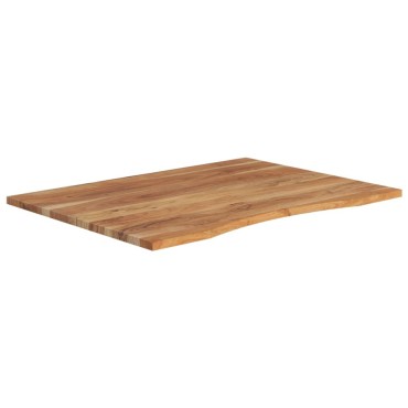 vidaXL Επιφάνεια Γραφείου Ορθογώνια 100x80x2,5cm Μασίφ Ξύλο Ακακίας