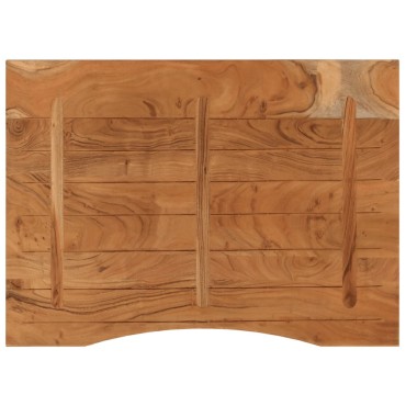 vidaXL Επιφάνεια Γραφείου Ορθογώνια 100x80x2,5cm Μασίφ Ξύλο Ακακίας