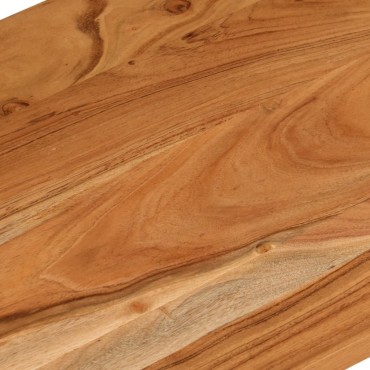 vidaXL Επιφάνεια Γραφείου Ορθογώνια 100x80x2,5cm Μασίφ Ξύλο Ακακίας