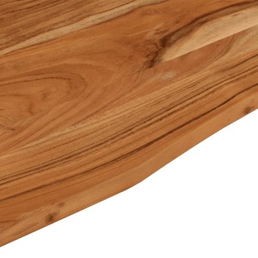 vidaXL Επιφάνεια Γραφείου Ορθογώνια 100x80x2,5cm Μασίφ Ξύλο Ακακίας