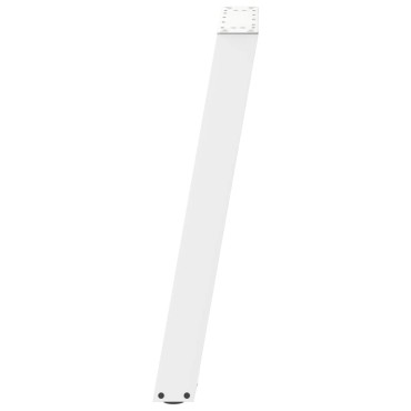 vidaXL Πόδια Κονσόλας σε Σχήμα U 2 τεμ. Λευκά 38x(72-73)cm Ατσάλι