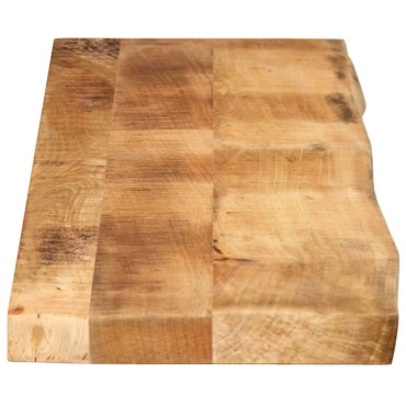 vidaXL Επιφάνεια Τραπεζιού 160x30x3,8cm Live Edge Μασίφ Ξύλο Μάνγκο 1 τεμ.