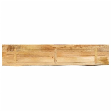 vidaXL Επιφάνεια Τραπεζιού 160x30x3,8cm Live Edge Μασίφ Ξύλο Μάνγκο 1 τεμ.