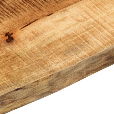 vidaXL Επιφάνεια Τραπεζιού 160x30x3,8cm Live Edge Μασίφ Ξύλο Μάνγκο 1 τεμ.