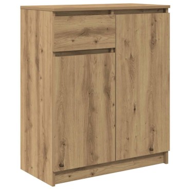 vidaXL Συρταριέρα με Συρτάρια Τεχνίτης Δρυς 71x35x84cm Επεξ. Ξύλο 1 τεμ.