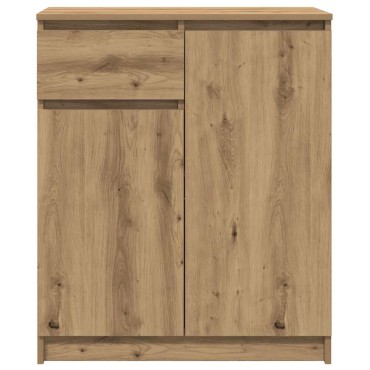 vidaXL Συρταριέρα με Συρτάρια Τεχνίτης Δρυς 71x35x84cm Επεξ. Ξύλο 1 τεμ.