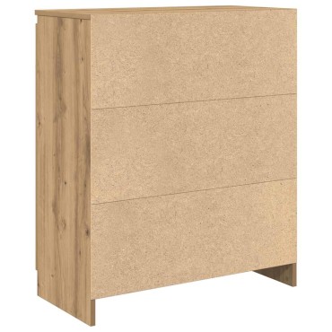 vidaXL Συρταριέρα με Συρτάρια Τεχνίτης Δρυς 71x35x84cm Επεξ. Ξύλο 1 τεμ.