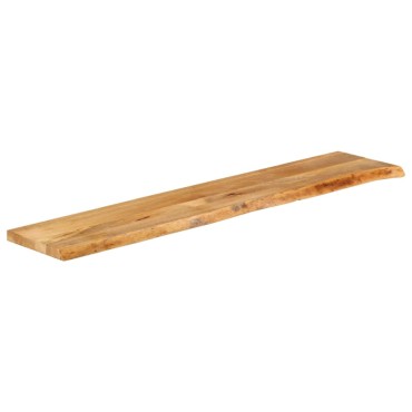 vidaXL Επιφάνεια Τραπεζιού 180x30x3,8cm Live Edge Μασίφ Ξύλο Μάνγκο 1 τεμ.