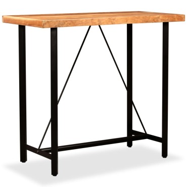 vidaXL Τραπέζι Μπαρ 120x60x107cm από Μασίφ Ξύλο Ακακίας 1 τεμ.