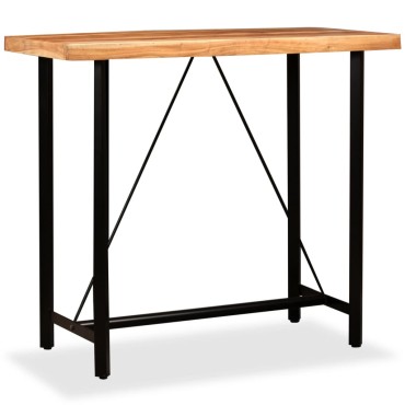 vidaXL Τραπέζι Μπαρ 120x60x107cm από Μασίφ Ξύλο Ακακίας 1 τεμ.
