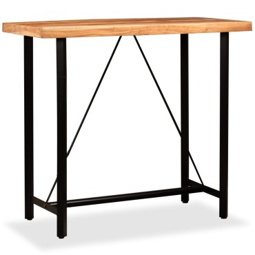 vidaXL Τραπέζι Μπαρ 120x60x107cm από Μασίφ Ξύλο Ακακίας 1 τεμ.
