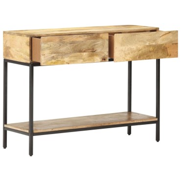 vidaXL Τραπέζι Κονσόλα 100x35x76cm από Μασίφ Ξύλο Μάνγκο 1 τεμ.