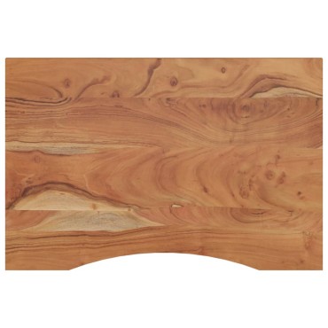 vidaXL Επιφάνεια Γραφείου Ορθογώνια 100x60x2,5cm Μασίφ Ξύλο Ακακίας