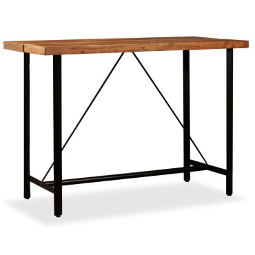 vidaXL Τραπέζι Μπαρ 150x70x107cm από Μασίφ Ξύλο Ακακίας 1 τεμ.