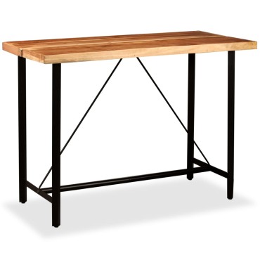 vidaXL Τραπέζι Μπαρ 150x70x107cm από Μασίφ Ξύλο Ακακίας 1 τεμ.
