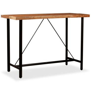 vidaXL Τραπέζι Μπαρ 150x70x107cm από Μασίφ Ξύλο Ακακίας 1 τεμ.