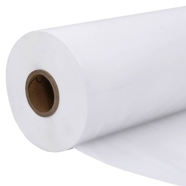 vidaXL Αγροτική ταινία τεντώματος Λευκό 25 μm 50 cm x 1800 m
