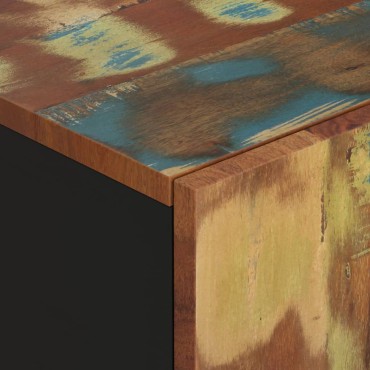 vidaXL Ντουλάπι με 2 Πόρτες 90x30x75cm από Μασίφ Ανακυκλωμένο Ξύλο 1 τεμ.