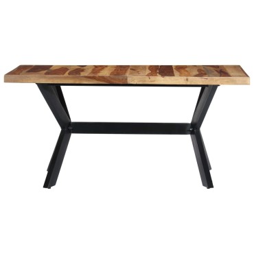 vidaXL Τραπεζαρία 140x70x75cm από Μασίφ Ξύλο Ακακίας 1 τεμ.