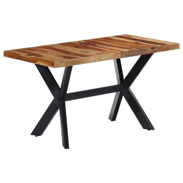 vidaXL Τραπεζαρία 140x70x75cm από Μασίφ Ξύλο Ακακίας 1 τεμ.