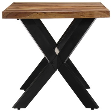 vidaXL Τραπεζαρία 140x70x75cm από Μασίφ Ξύλο Ακακίας 1 τεμ.