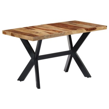 vidaXL Τραπεζαρία 140x70x75cm από Μασίφ Ξύλο Ακακίας 1 τεμ.