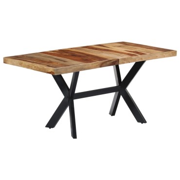 vidaXL Τραπεζαρία 140x70x75cm από Μασίφ Ξύλο Ακακίας 1 τεμ.