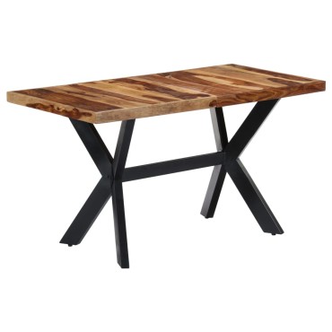 vidaXL Τραπεζαρία 140x70x75cm από Μασίφ Ξύλο Ακακίας 1 τεμ.