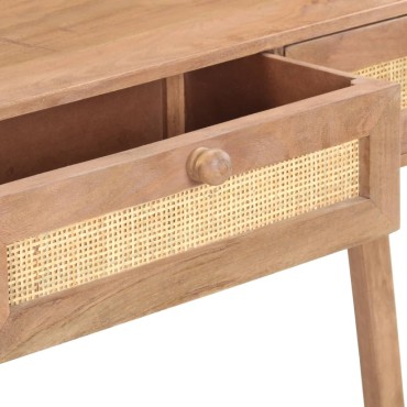 vidaXL Τραπέζι Κονσόλα 100x35x76cm από Μασίφ Ξύλο Μάνγκο 1 τεμ.